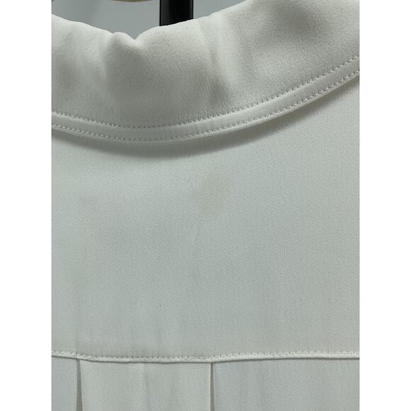 Khaite Midi Length White Acetate Dress Size XS - Picture 7 of 11